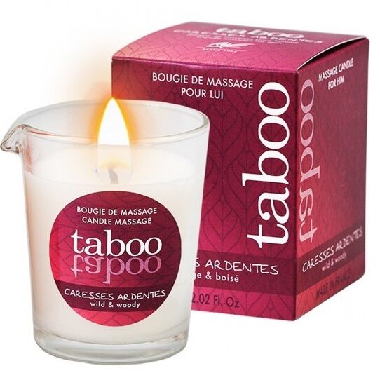 RUF - TABOO MASSAGE CANDLE FOR HIM CARESES ARDENTES FERN AROMA
