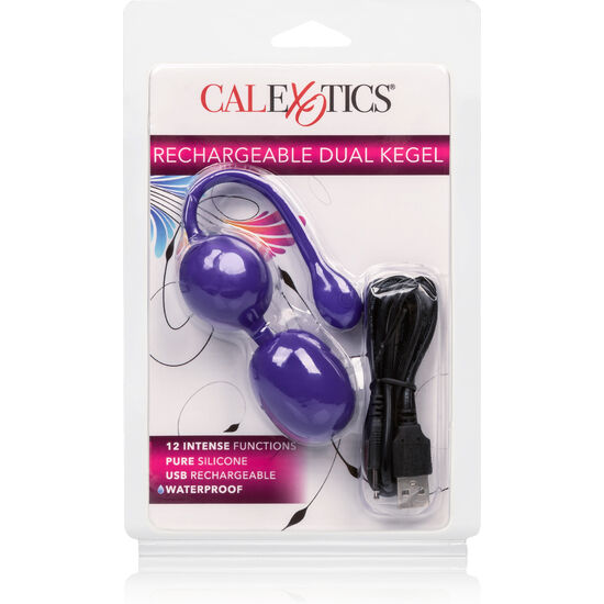 CALEXOTICS - RECHARGEABLE DUAL CONE PURPLE