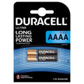 DURACELL - ULTRA POWER BATTERY ALKALINA AAAA MX2500 1.5V 2 UNITS