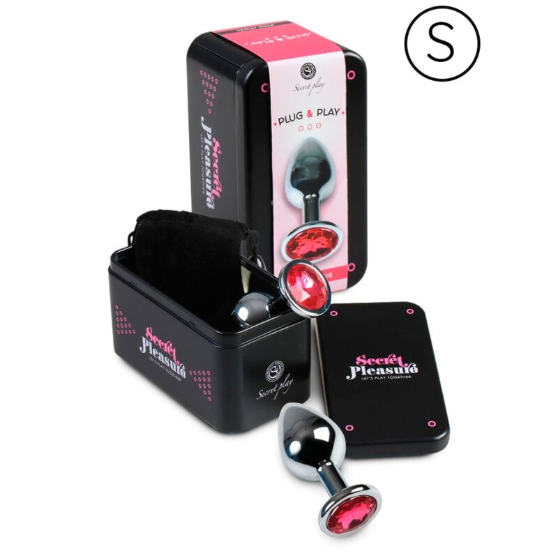 SECRETPLAY - PLUG ANAL ALUMINUM FUCHSIA 7 CM 