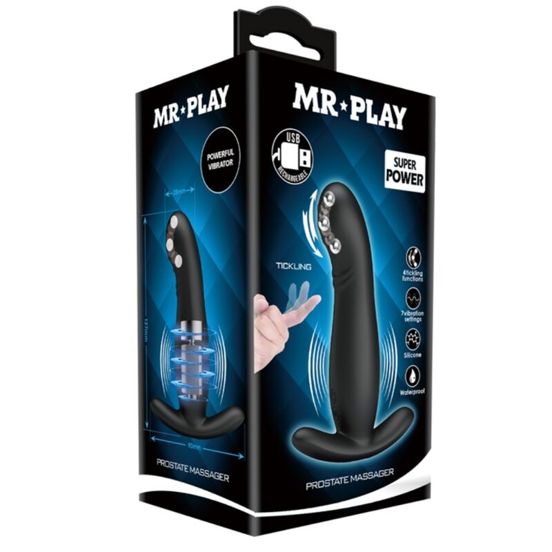 MR PLAY - RECHARGEABLE BLACK PROSTATE MASSAGE