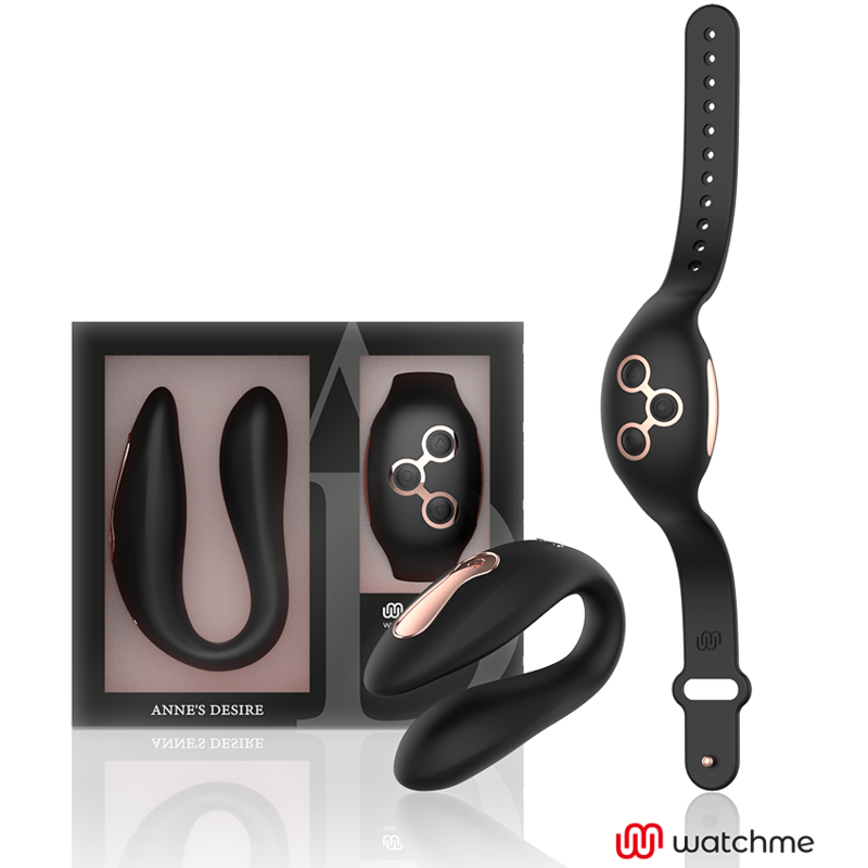 ANNE'S DESIRE - DUAL PLEASURE TECHNOLOGY A WATCHME BLACK/GOLD