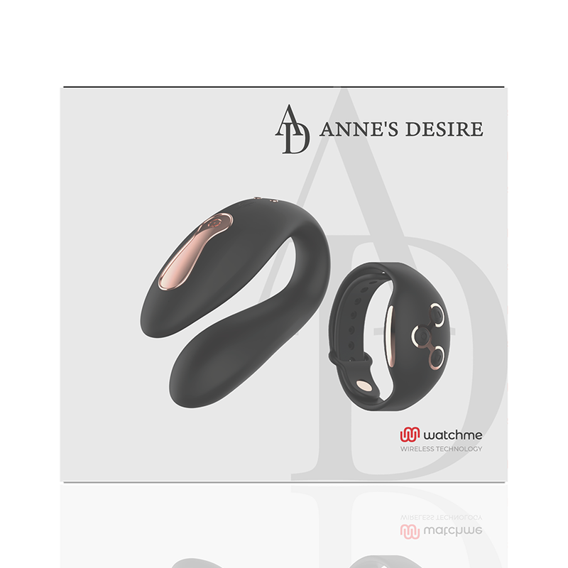 ANNE'S DESIRE - DUAL PLEASURE TECHNOLOGY A WATCHME BLACK/GOLD