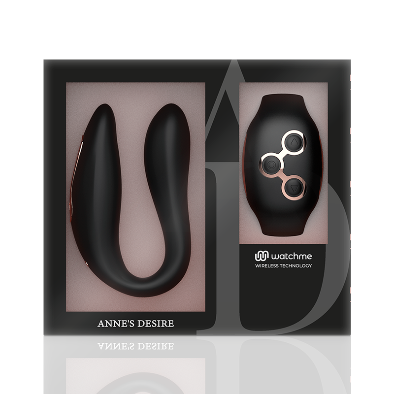 ANNE'S DESIRE - DUAL PLEASURE TECHNOLOGY A WATCHME BLACK/GOLD
