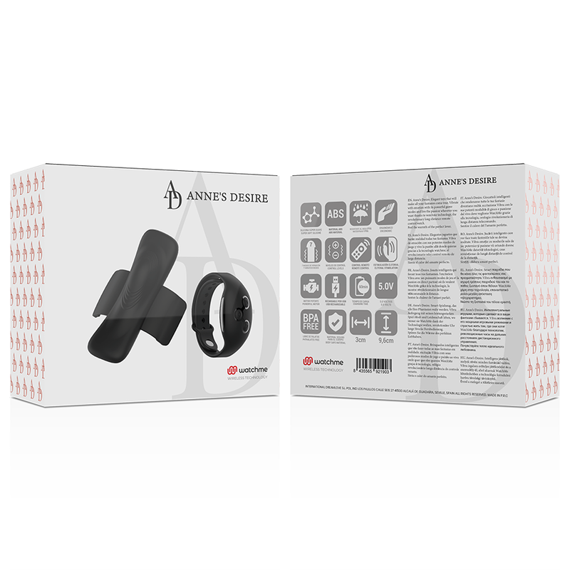 ANNE'S DESIRE - PANTY PLEASURE TECHNOLOGY A WATCHME BLACK