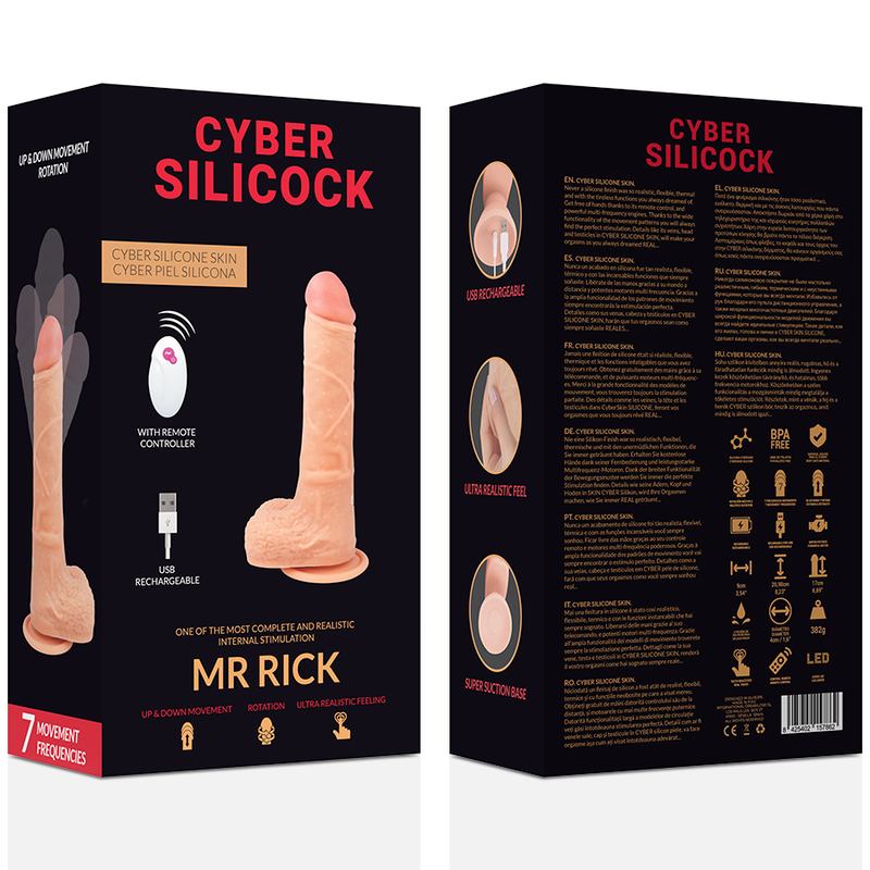 CYBER SILICON - REMOTE CONTROL REALISTIC MR RICK 20.9 CM -O- 4 CM