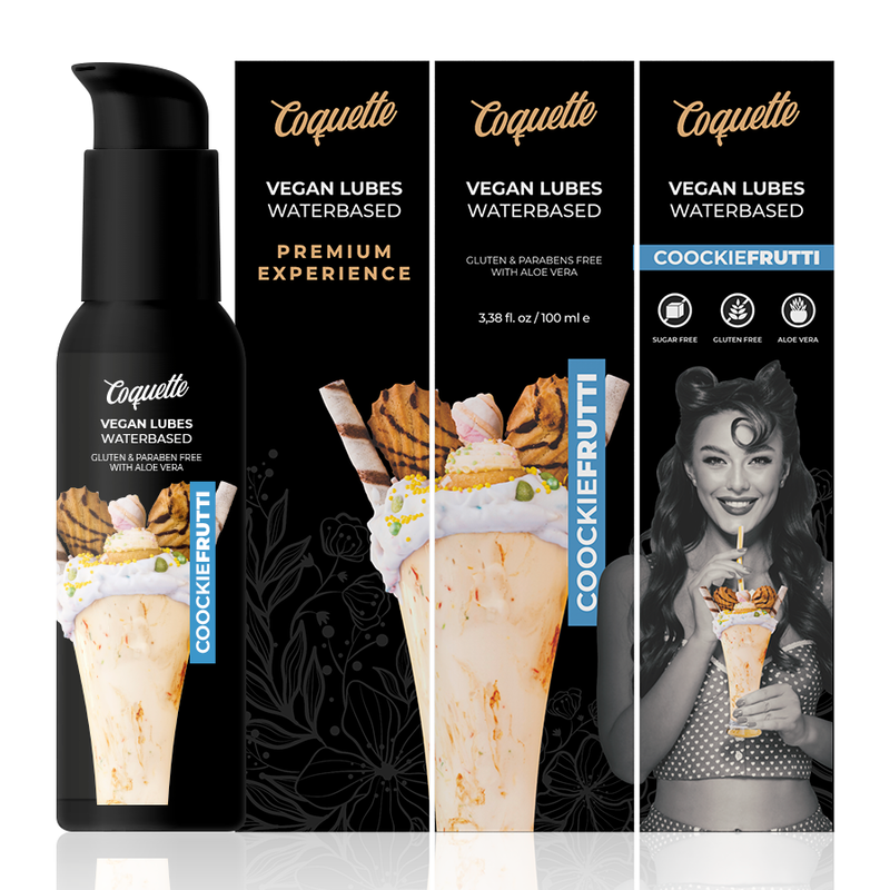 COQUETTE CHIC DESIRE - PREMIUM EXPERIENCE 100ML VEGAN LUBES COOKIE FRUTTI