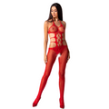 PASSION - WOMAN BS084 BODYSTOCKING BLACK ONE SIZE