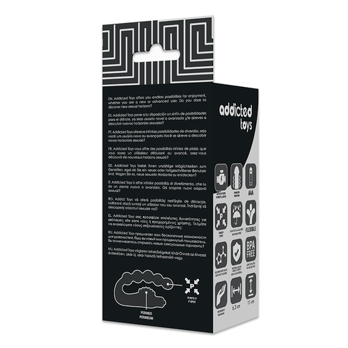 ADDICTED TOYS - ANAL MASSAGE PROSTATIC WITH VIBRATION